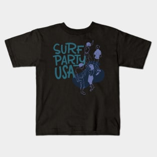 Surf Party USA! Kids T-Shirt